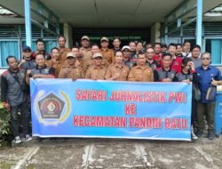 Safari Jurnalistik PWI Pulpis Kunjungi 2 Kecamatan
