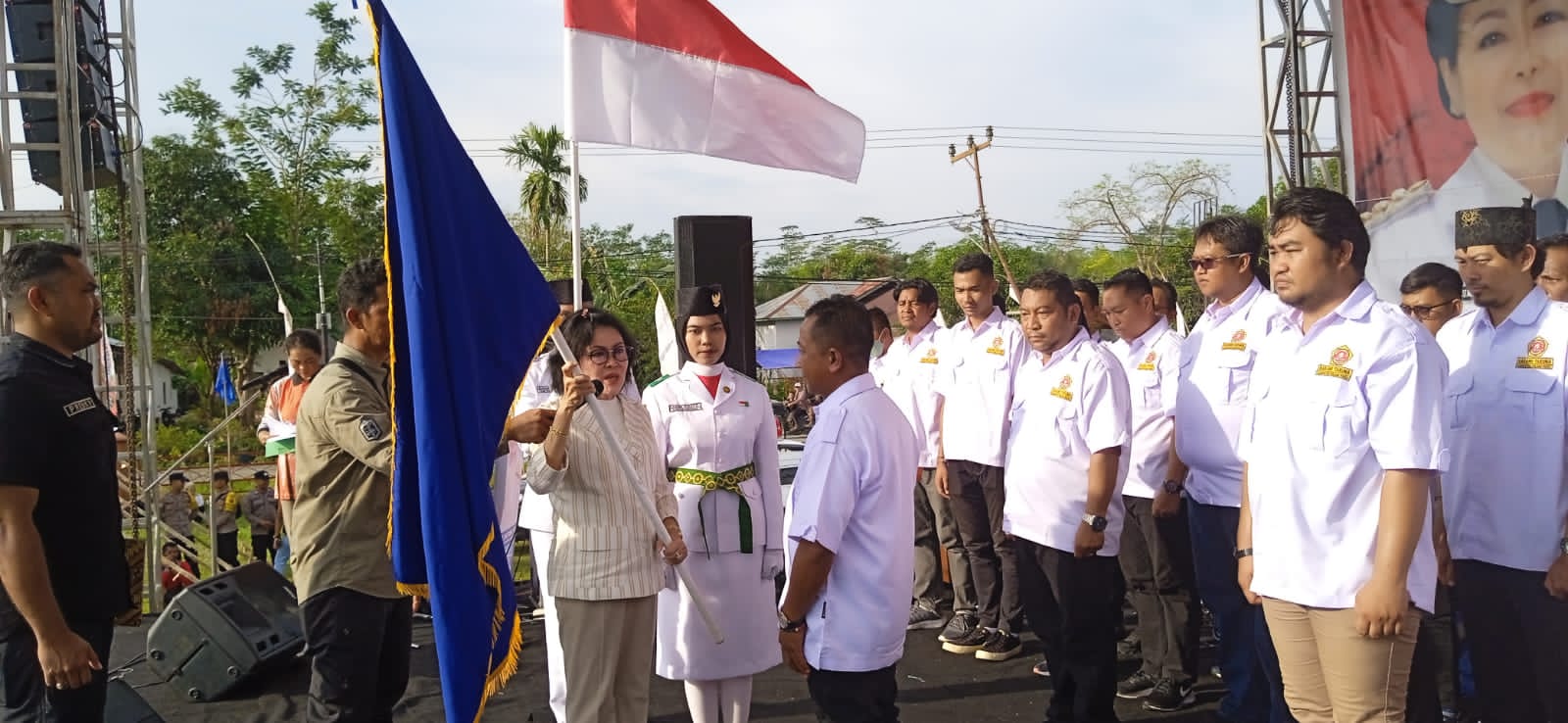 Bupati Pulpis Kukuhkan Pengurus Karang Taruna Periode 2023-2028