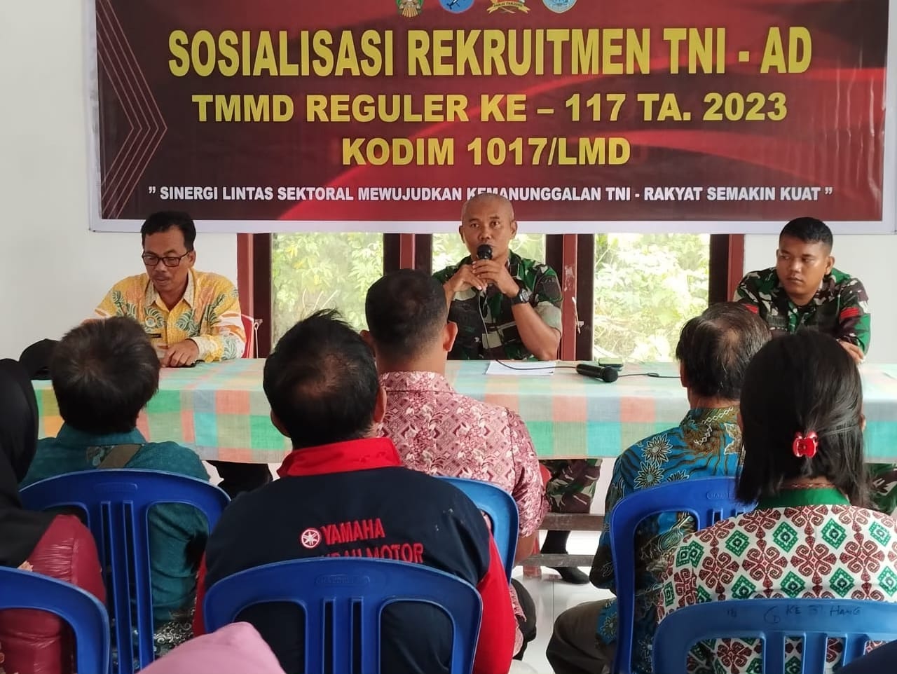 Kodim 1017/Lmd Sosialisasi Rekruitment TNI-AD TA 2023