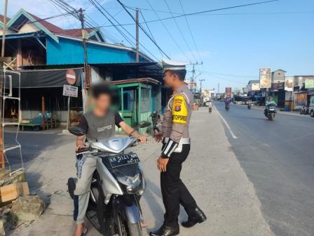 Pengendara Tak Pakai Helm dan Anak Bawah Umur Mendominasi di Katingan