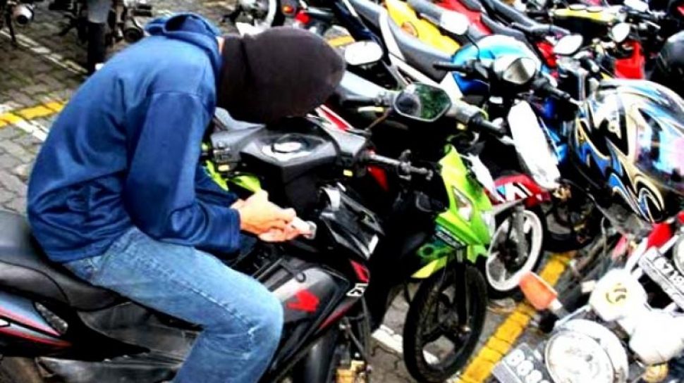Pencuri Motor Karyawan Iconnet Ternyata Sudah 8 Kali Masuk Penjara