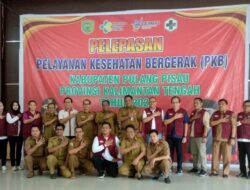 Dinkes Pulpis Lepas 35 Orang Tim PKB ke Kecamatan Sebangau Kuala