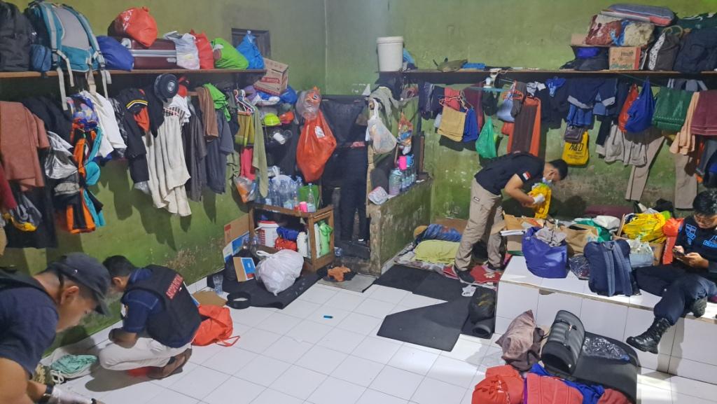 Jelang Pemilu, Blok Hunian Rutan Palangka Raya Dirazia