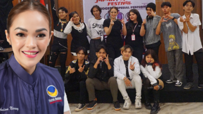 Seru saat Andina Narang Hadiri Festival Japan X Korea