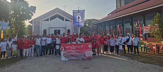Meriahkan HUT Ke-78 RI, HKBP Palangka Raya Gelar Upacara dan Lomba