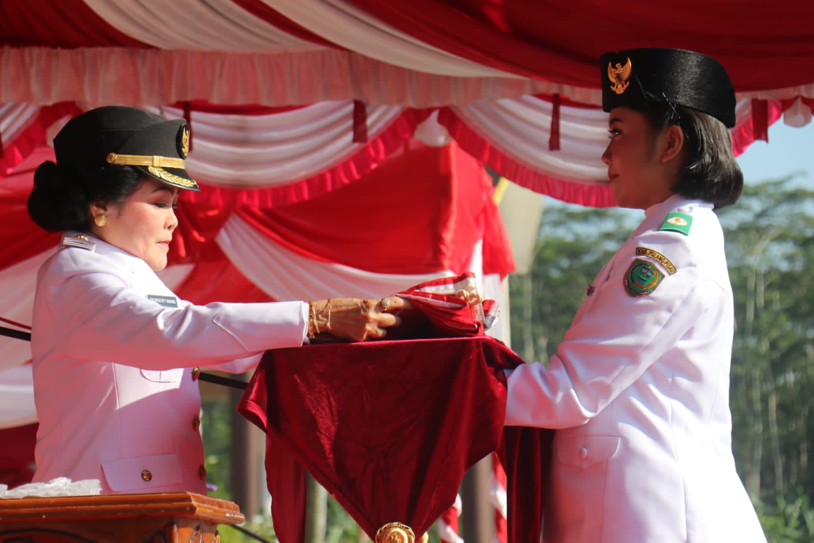 Bupati Pulpis Pimpin Upacara Peringatan HUT Ke-78 RI