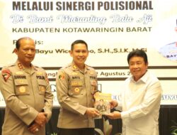 Kapolda Kalteng Hadiri Peluncuran dan Bedah Buku Kapolres Kobar