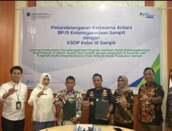 Sinergi BPJamsostek dan KSOP Kelas III Sampit untuk Tingkatkan Kesejahteraan Pekerja