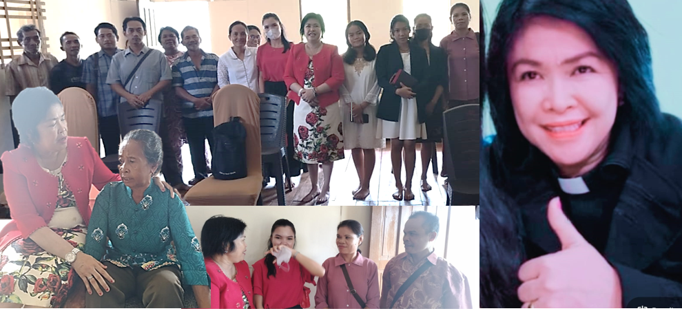 Pdt. Dr (c). Marice, MTh Sosialisasi Moderasi Beragama di Km 10