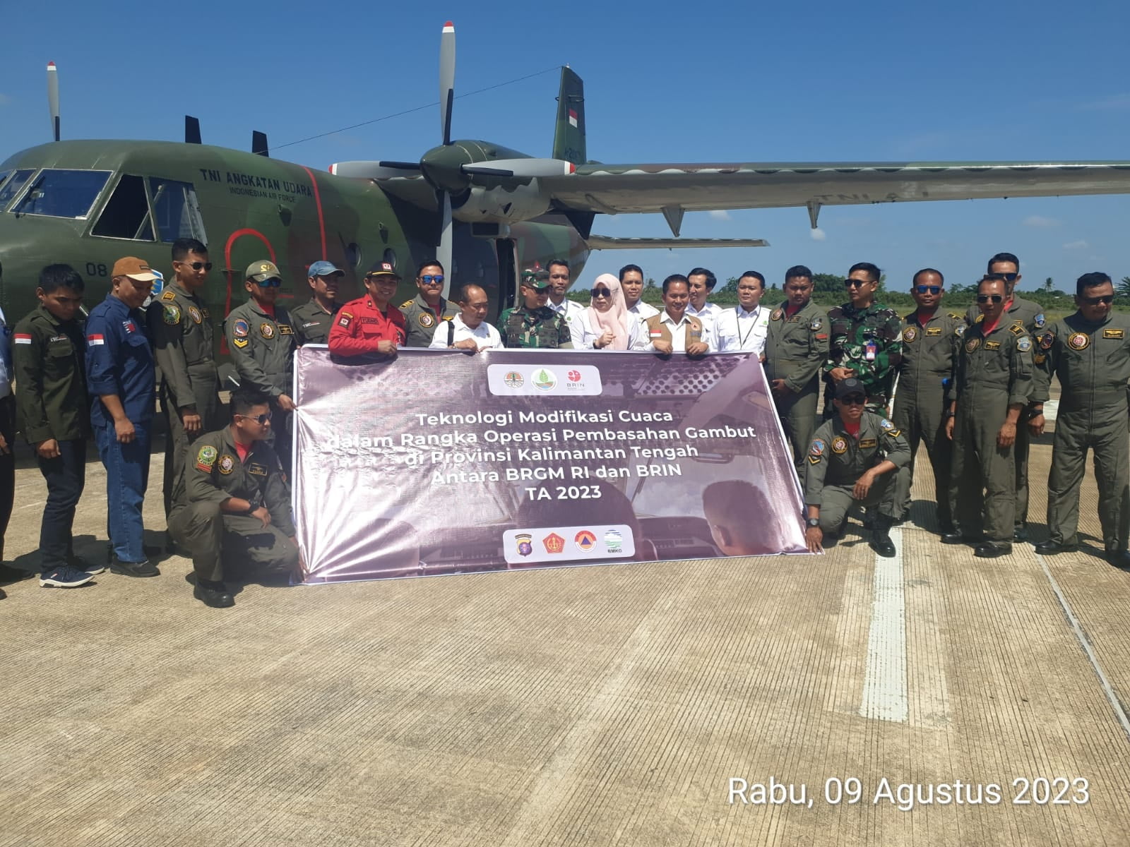 Cegah Karhutla, BRGM Lakukan Hujan Buatan