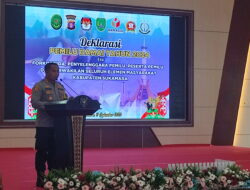 Polres Sukamara Gelar Deklarasi Pemilu Damai 2024