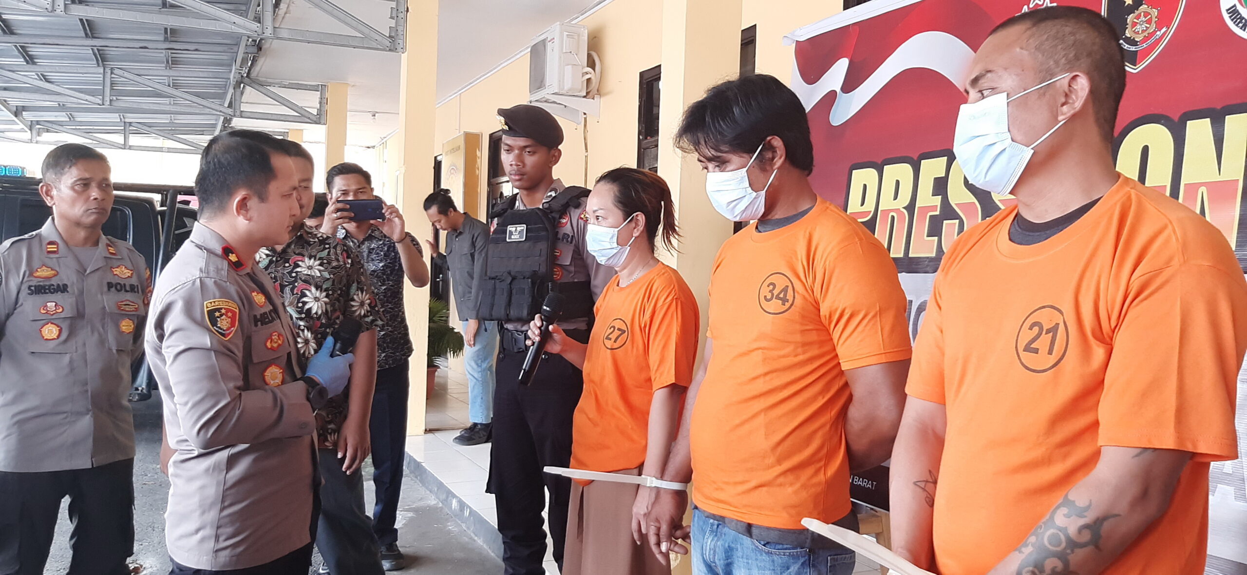 Polres Kobar Tangkap Kurir Sabu Pontianak