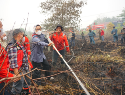 Gambut Tumbang Nusa Masih Membara