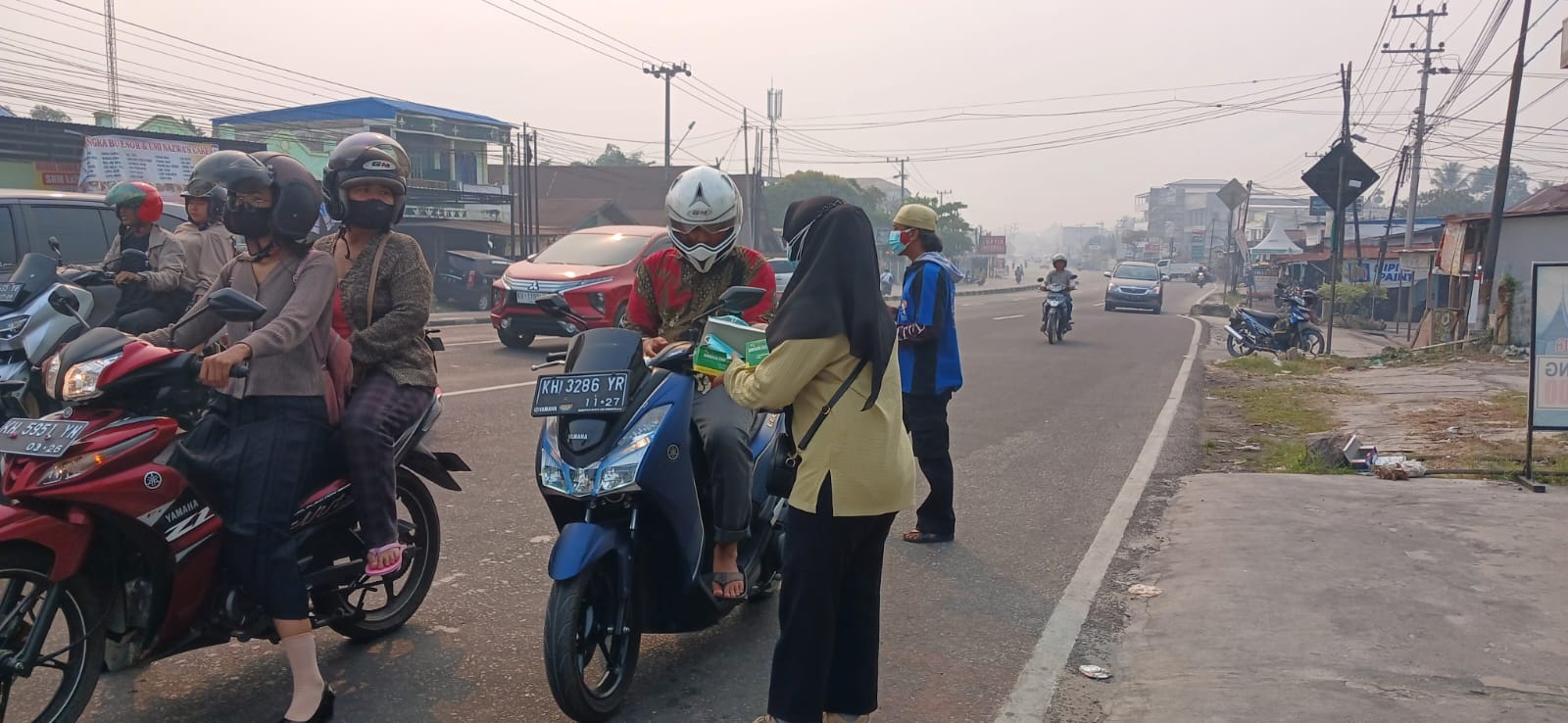 Asap Tambah Parah, Dinkes Palangka Raya Bagikan 4.000 Masker