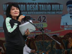 Hadiri Harjad Ke-42 Desa Talio Hulu, Bupati Pulpis Berpamitan