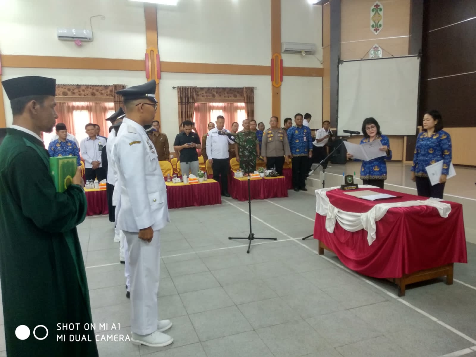Bupati Pulpis Lantik Pejabat Kades dan Anggota BPD
