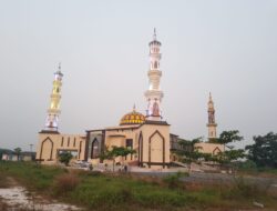 PUPR Pulpis Lakukan Pemugaran 2 Menara Masjid Agung Ar Raudhah Senilai Rp1,4 Miliar