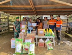 PT IMK Bantu Warga Korban Kebakaran Desa Konut