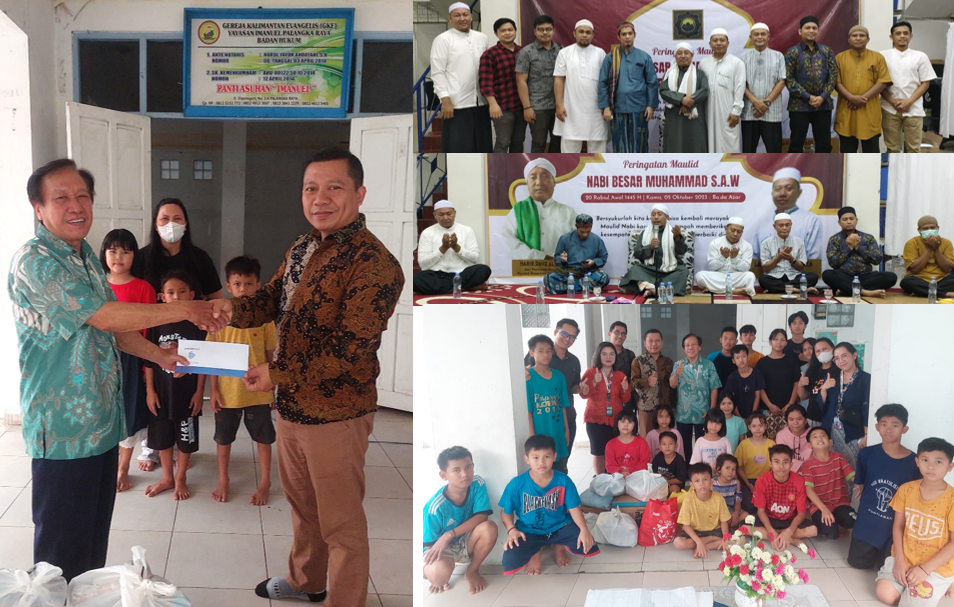 Perayaan Maulid Nabi Muhammad SAW dan Kunjungan Kasih ke Panti Asuhan FIFGROUP Palangka Raya