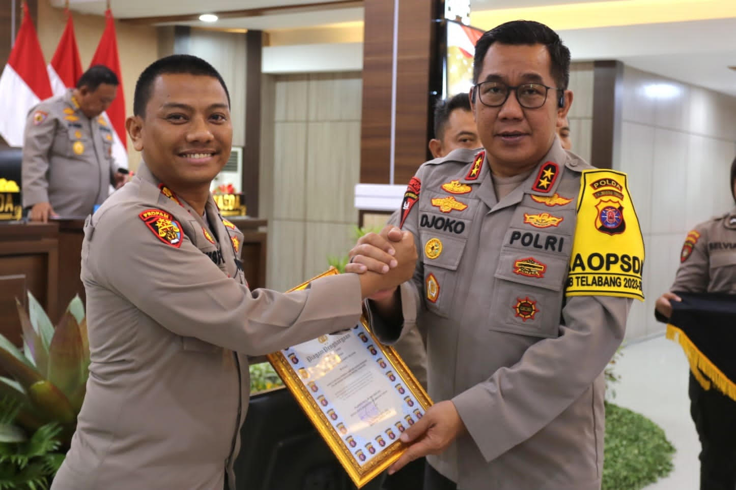 Polres Barsel Terima Penghargaan Kampung Tangguh Bebas Narkoba