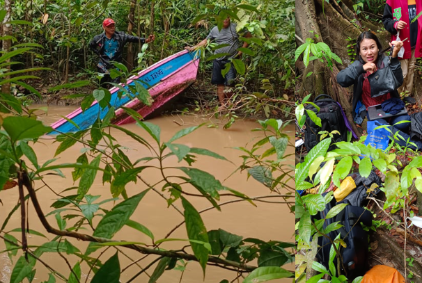 Berangkat Mengajar, Perahu Guru Karam di Sungai
