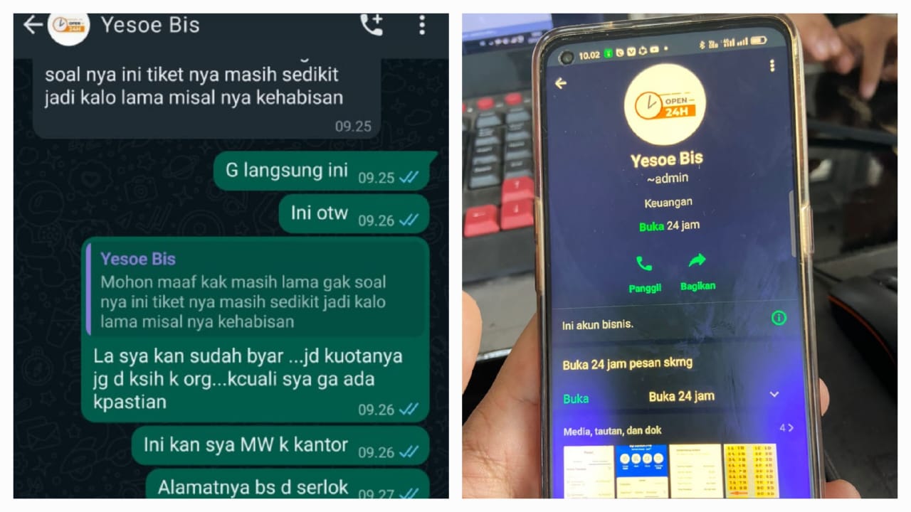 Waspda Penipuan Mengatasnamakan PO YESSOE TRAVEL