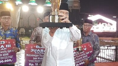 Kobar Juara Umum MTQH Ke-31 Tingkat Provinsi Kalteng