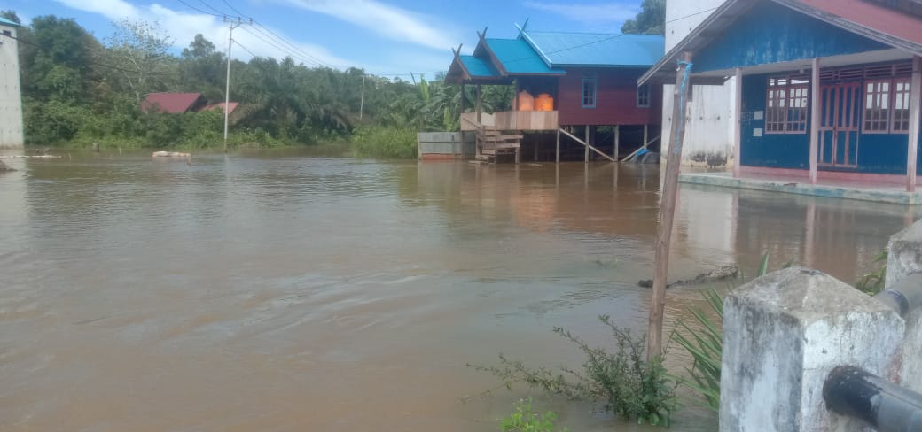 Dua Desa di Tualan Hulu Terendam Banjir