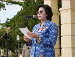 Pj Bupati Lilis Suriani Pimpin Apel Gabungan HUT Korpri