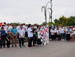 Sambut HUT Korpri, Pemkab Lamandau Gelar Jalan Sehat