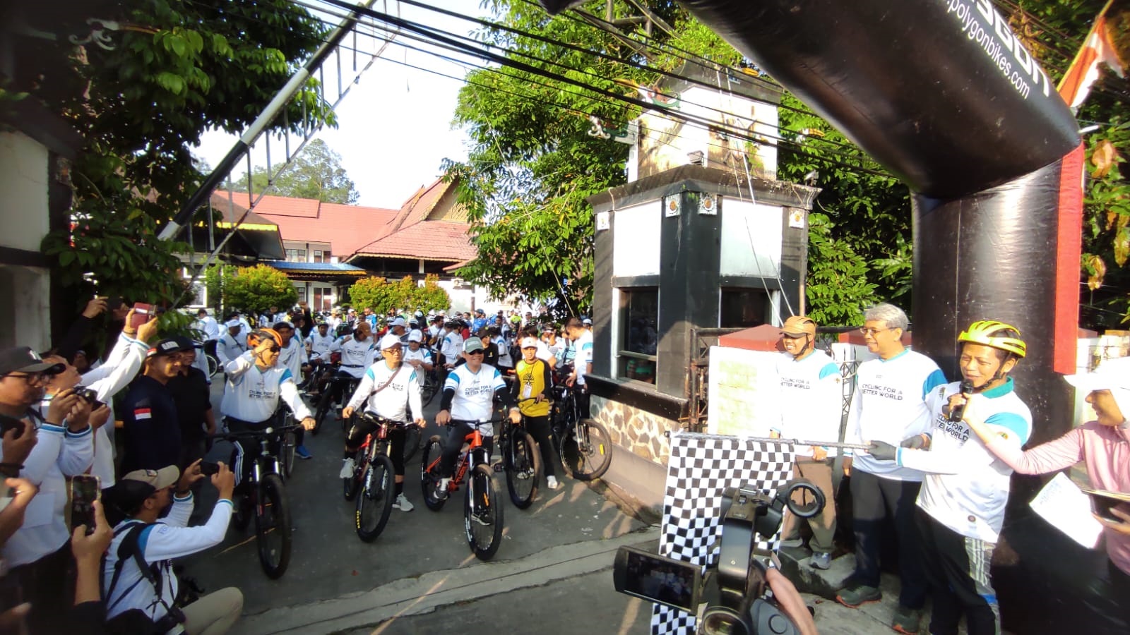 Peringati HKAN, Dishut Kalteng Gelar Fun Bike