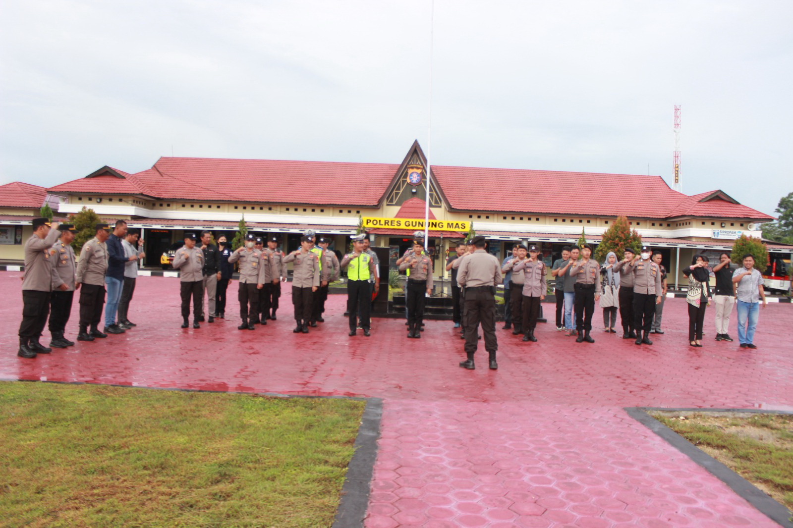 Polres Gumas Apel Siaga Pengamanan Kampanye
