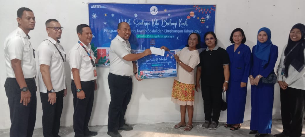 GSJA Pancaran Kasih Terima Bantuan dari AirNav Indonesia