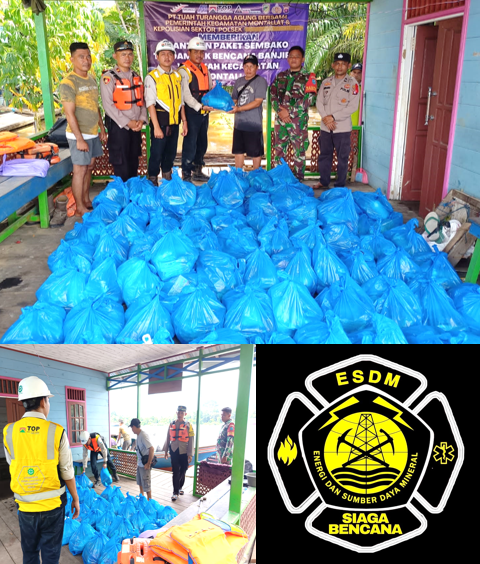 PT TTA Area Port Bantu Sembako untuk Korban Banjir Montallat