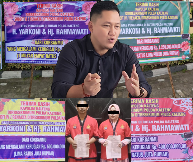 Karangan Bunga Penipuan Miliaran Hiasi Polda