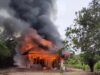 Rumah Warga Natai Sedawak Ludes Terbakar