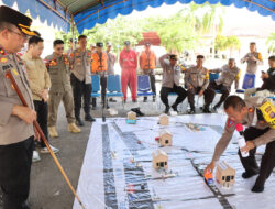 Polres Pulpis Gelar Latihan Tactical Floor Game
