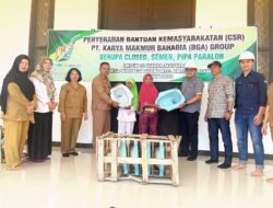 KEGIATAN PROGRAM CSR-Bantuan Program Kesehatan Sanitasi Desa Waringin Agung, PT KMB BGA Group Regional Mentaya