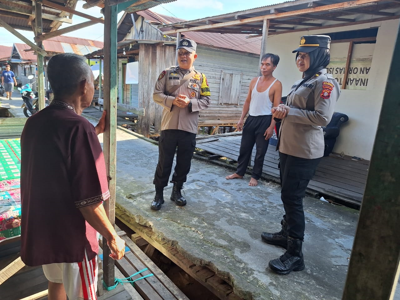 Polsek Pahandut Cek TPS Rawan