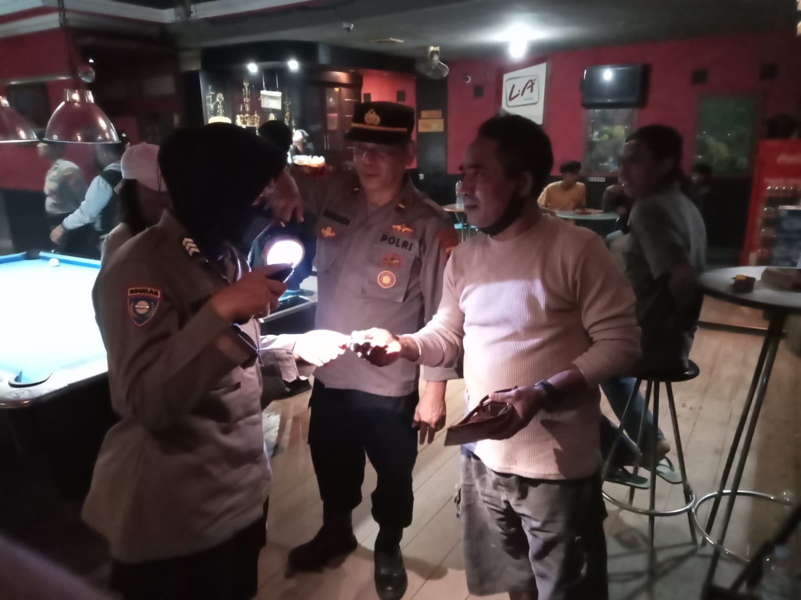 Polsek Ketapang Razia, Temukan Pelajar di THM