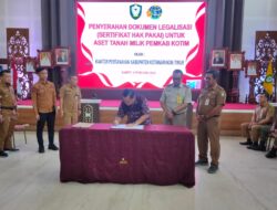 Pemkab Kotim Terima 103 Sertifikat Hak Pakai 