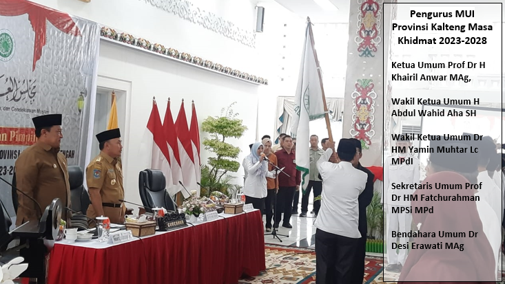 Pengurus MUI Kalteng Dilantik