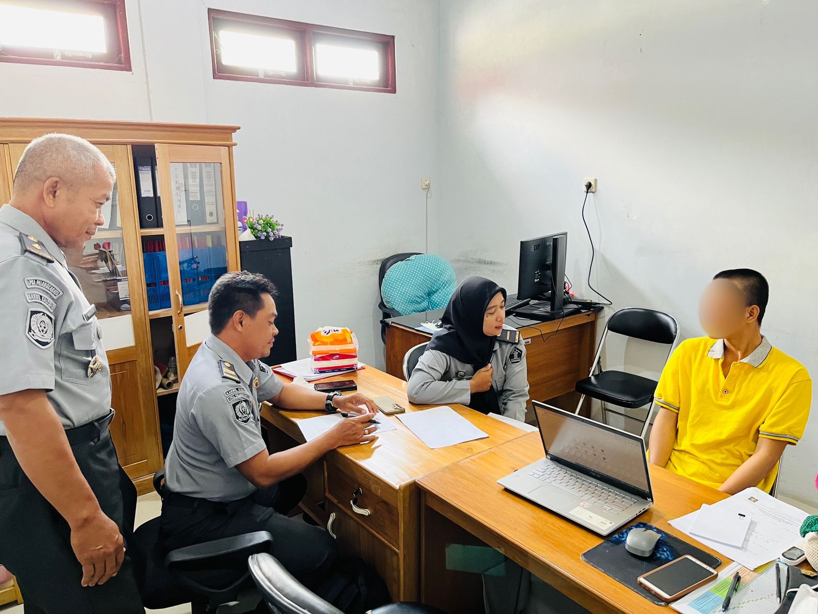 Anak Binaan LPKA Palangka Raya Ikuti Proses Registrasi SDP