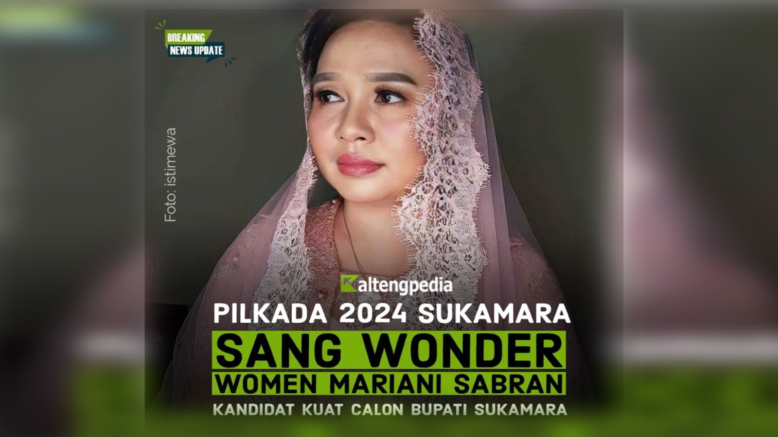 Mariani Sabran Masuk Bursa Calon Bupati Sukamara 2024