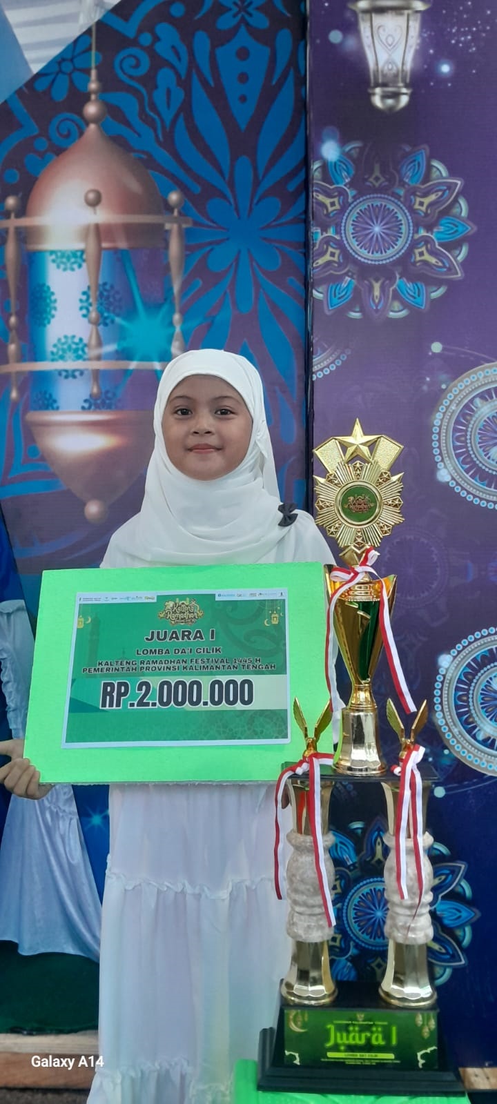 Shazfa Khairani, Dai Cilik Kalteng Berprestasi