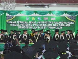 UPR Wisuda 826 Sarjana Periode Maret 2024