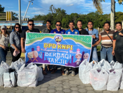 KNPI Gunung Mas Berbagi Berkah Bulan Ramadhan.