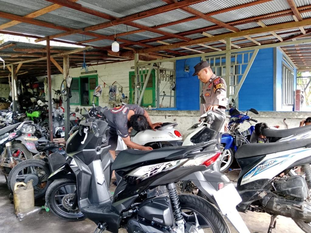 Polsek Bukit Batu Edukasikan Larangan Knalpot Bising