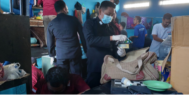 Jaga Kamtib Jelang Idul Fitri, Rutan Palangka Raya Razia Kamar Hunian