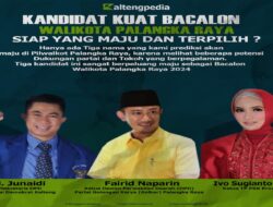 Ini Bakal Calon Wali Kota Palangka Raya 2024 Versi Kaltengpedia Ini Bakal Calon Wali Kota Palangka Raya 2024 Versi Kaltengpedia